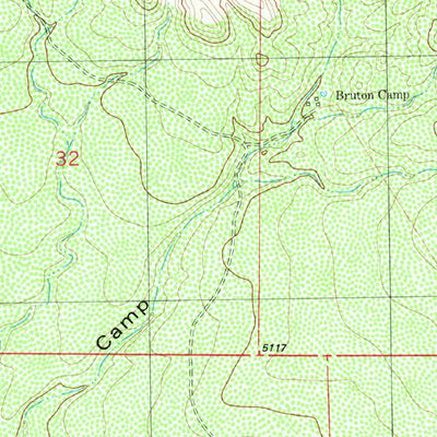 United States Geological Survey Fleck Draw, NM (1981, 24000-Scale) digital map