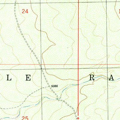 United States Geological Survey Fleck Draw, NM (1996, 24000-Scale) digital map