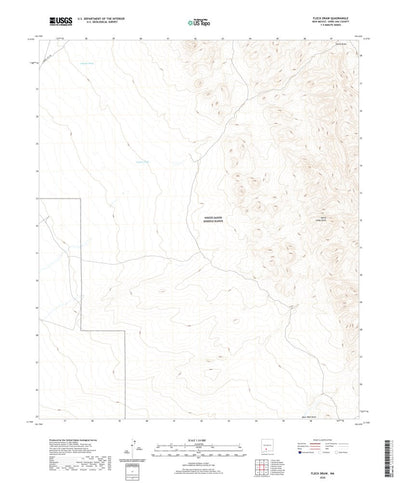 United States Geological Survey Fleck Draw, NM (2020, 24000-Scale) digital map
