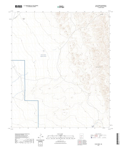 United States Geological Survey Fleck Draw, NM (2023, 24000-Scale) digital map