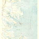 United States Geological Survey Fleets Bay, VA (1949, 24000-Scale) digital map
