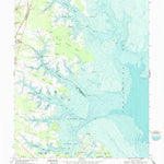 United States Geological Survey Fleets Bay, VA (1968, 24000-Scale) digital map
