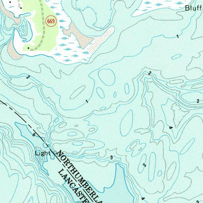 United States Geological Survey Fleets Bay, VA (1968, 24000-Scale) digital map