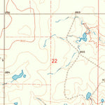 United States Geological Survey Fleetwood, OK-TX (1968, 24000-Scale) digital map