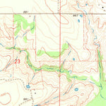United States Geological Survey Fleetwood, OK-TX (1968, 24000-Scale) digital map
