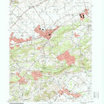United States Geological Survey Fleetwood, PA (1999, 24000-Scale) digital map