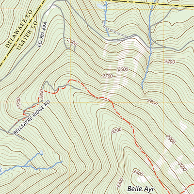 United States Geological Survey Fleischmanns, NY (2023, 24000-Scale) digital map