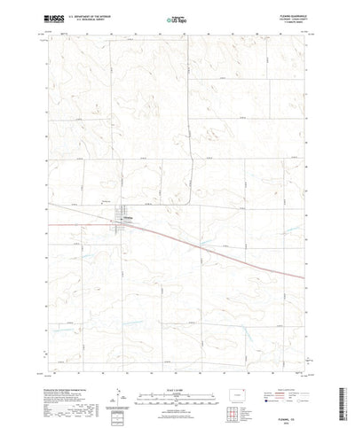 United States Geological Survey Fleming, CO (2022, 24000-Scale) digital map