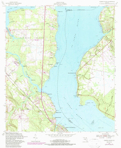 United States Geological Survey Fleming Island, FL (1952, 24000-Scale) digital map