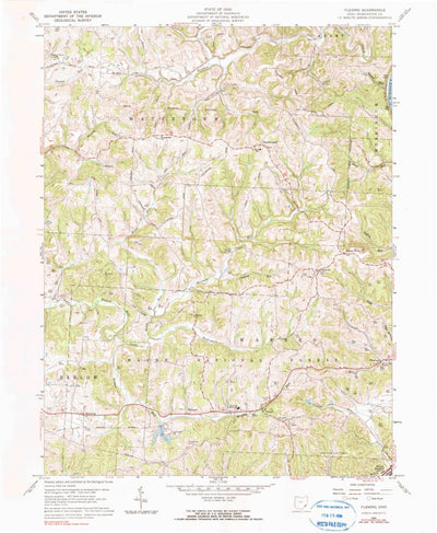 United States Geological Survey Fleming, OH-WV (1960, 24000-Scale) digital map