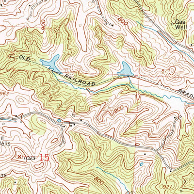 United States Geological Survey Fleming, OH-WV (1960, 24000-Scale) digital map