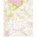 United States Geological Survey Flemington, NJ (1954, 24000-Scale) digital map