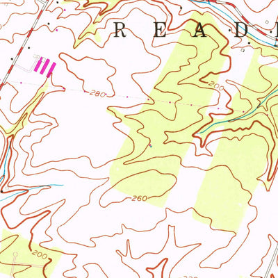 United States Geological Survey Flemington, NJ (1954, 24000-Scale) digital map
