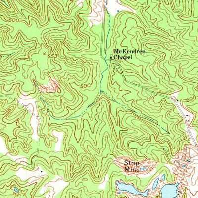 United States Geological Survey Flener, KY (1973, 24000-Scale) digital map