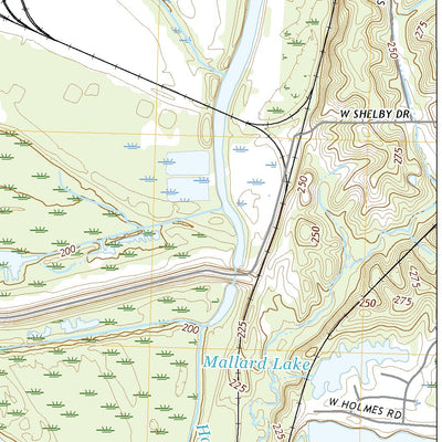 United States Geological Survey Fletcher Lake, AR (2020, 24000-Scale) digital map