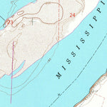 United States Geological Survey Fletcher Lake, AR-TN (1966, 24000-Scale) digital map