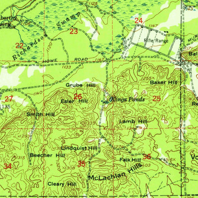 United States Geological Survey Fletcher, MI (1949, 62500-Scale) digital map