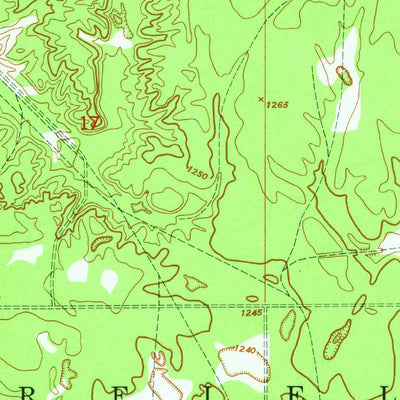 United States Geological Survey Fletcher, MI (1950, 24000-Scale) digital map