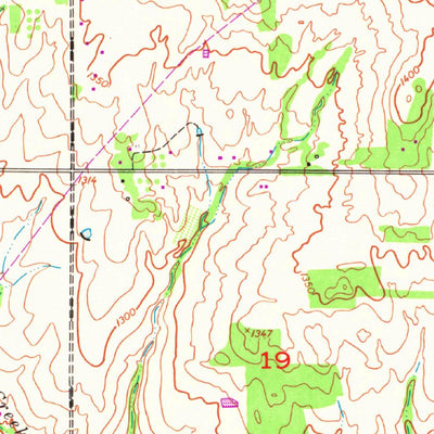 United States Geological Survey Fletcher, OK (1956, 24000-Scale) digital map