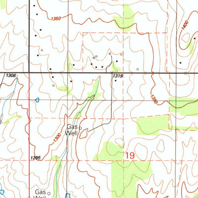 United States Geological Survey Fletcher, OK (1991, 24000-Scale) digital map