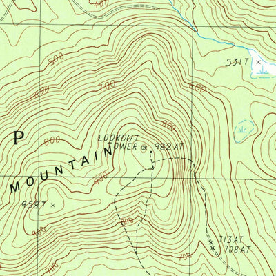 United States Geological Survey Fletcher Peak, ME (1990, 24000-Scale) digital map