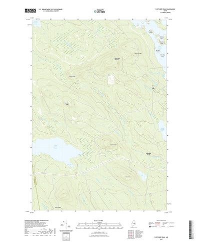 United States Geological Survey Fletcher Peak, ME (2021, 24000-Scale) digital map
