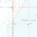United States Geological Survey Flight Lake, SD (1974, 24000-Scale) digital map