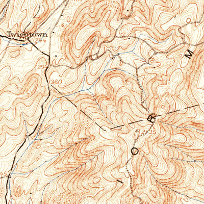 United States Geological Survey Flinstone, MD-WV-PA (1899, 62500-Scale) digital map