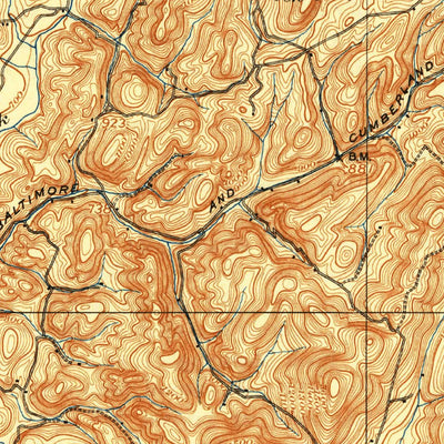 United States Geological Survey Flinstone, MD-WV-PA (1900, 62500-Scale) digital map