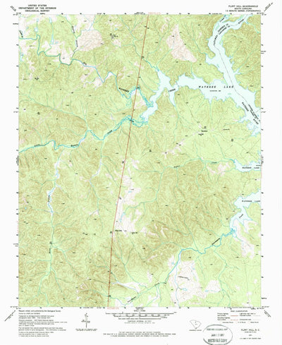 United States Geological Survey Flint Hill, SC (1971, 24000-Scale) digital map