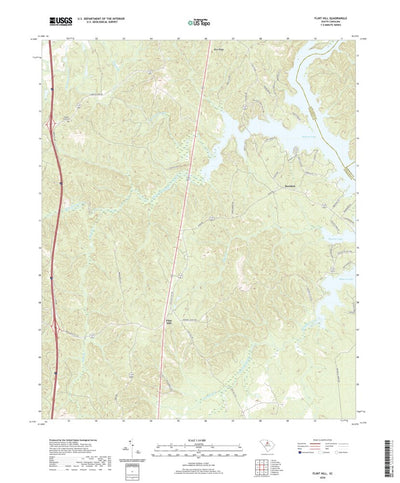 United States Geological Survey Flint Hill, SC (2020, 24000-Scale) digital map