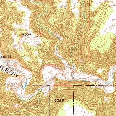 United States Geological Survey Flint Hill, SD (1950, 24000-Scale) digital map