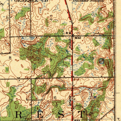 United States Geological Survey Flint, MI (1922, 62500-Scale) digital map