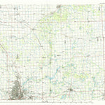 United States Geological Survey Flint, MI (1984, 100000-Scale) digital map