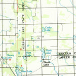 United States Geological Survey Flint, MI (1984, 100000-Scale) digital map