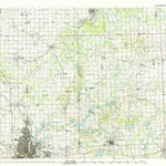 United States Geological Survey Flint, MI (1990, 100000-Scale) digital map