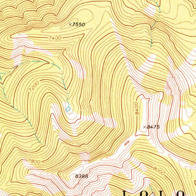 United States Geological Survey Flint Mountain, MT (1970, 24000-Scale) digital map