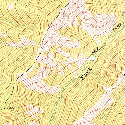 United States Geological Survey Flint Mountain, MT (1970, 24000-Scale) digital map