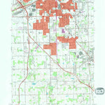 United States Geological Survey Flint South, MI (1969, 24000-Scale) digital map