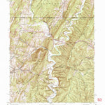 United States Geological Survey Flintstone, MD-PA (1950, 24000-Scale) digital map
