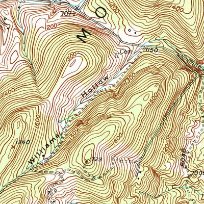 United States Geological Survey Flintstone, MD-PA (1950, 24000-Scale) digital map