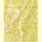 United States Geological Survey Flintstone, MD-PA (1951, 24000-Scale) digital map