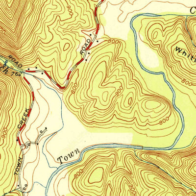 United States Geological Survey Flintstone, MD-PA (1951, 24000-Scale) digital map