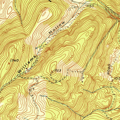 United States Geological Survey Flintstone, MD-PA (1951, 24000-Scale) digital map