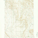 United States Geological Survey Flitner Reservoir, WY (1960, 24000-Scale) digital map