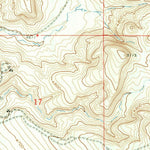 United States Geological Survey Flitner Reservoir, WY (1960, 24000-Scale) digital map