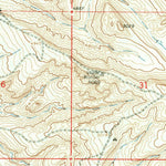 United States Geological Survey Flitner Reservoir, WY (1960, 24000-Scale) digital map