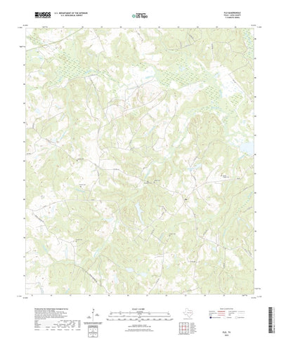 United States Geological Survey Flo, TX (2022, 24000-Scale) digital map