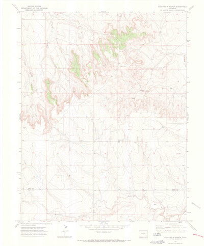 United States Geological Survey Floating W Ranch, CO (1971, 24000-Scale) digital map