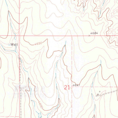 United States Geological Survey Floating W Ranch, CO (1971, 24000-Scale) digital map